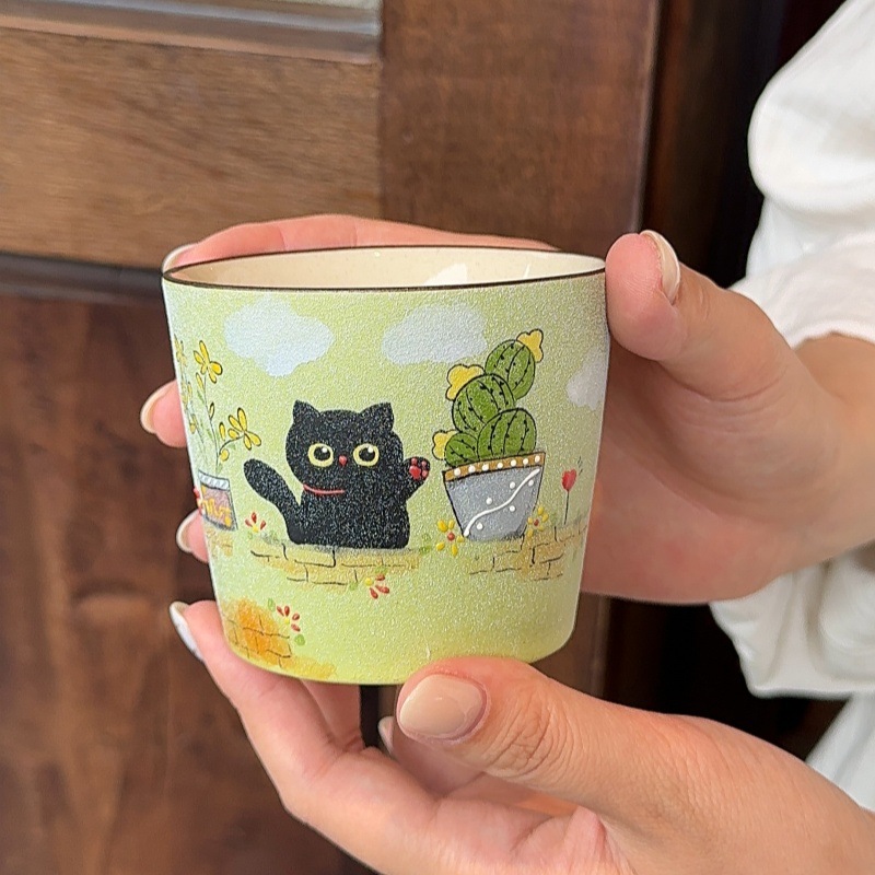 Coffee Tea Latte - Tazza in ceramica dipinta a mano