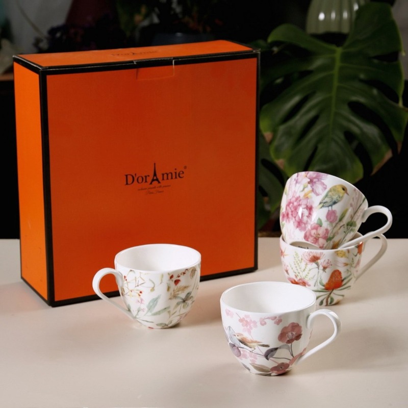 Coffee Tea Latte - Confezione da 4 pezzi, Tazze da