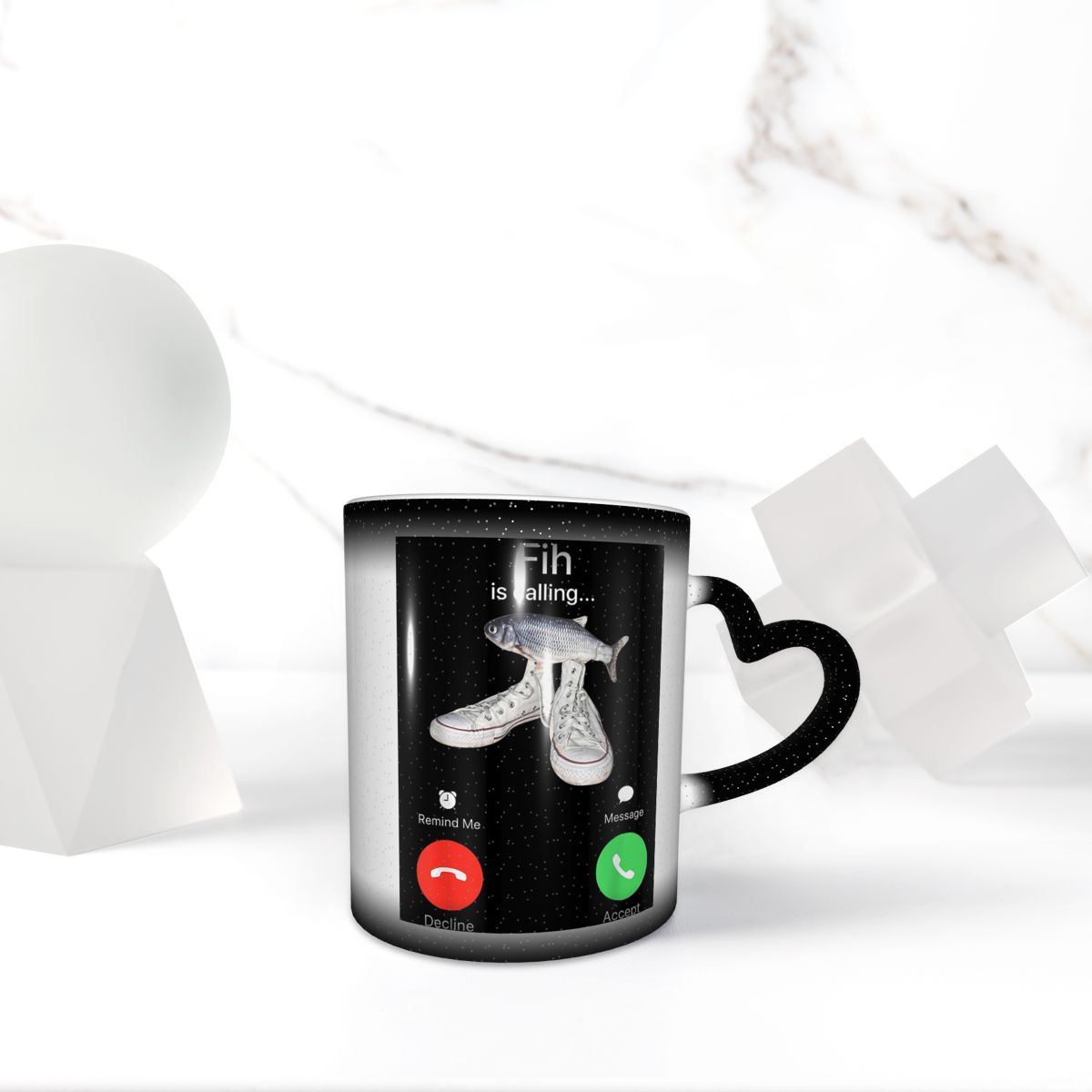 Coffee Tea With Me - Tazza in Ceramica a Forma di
