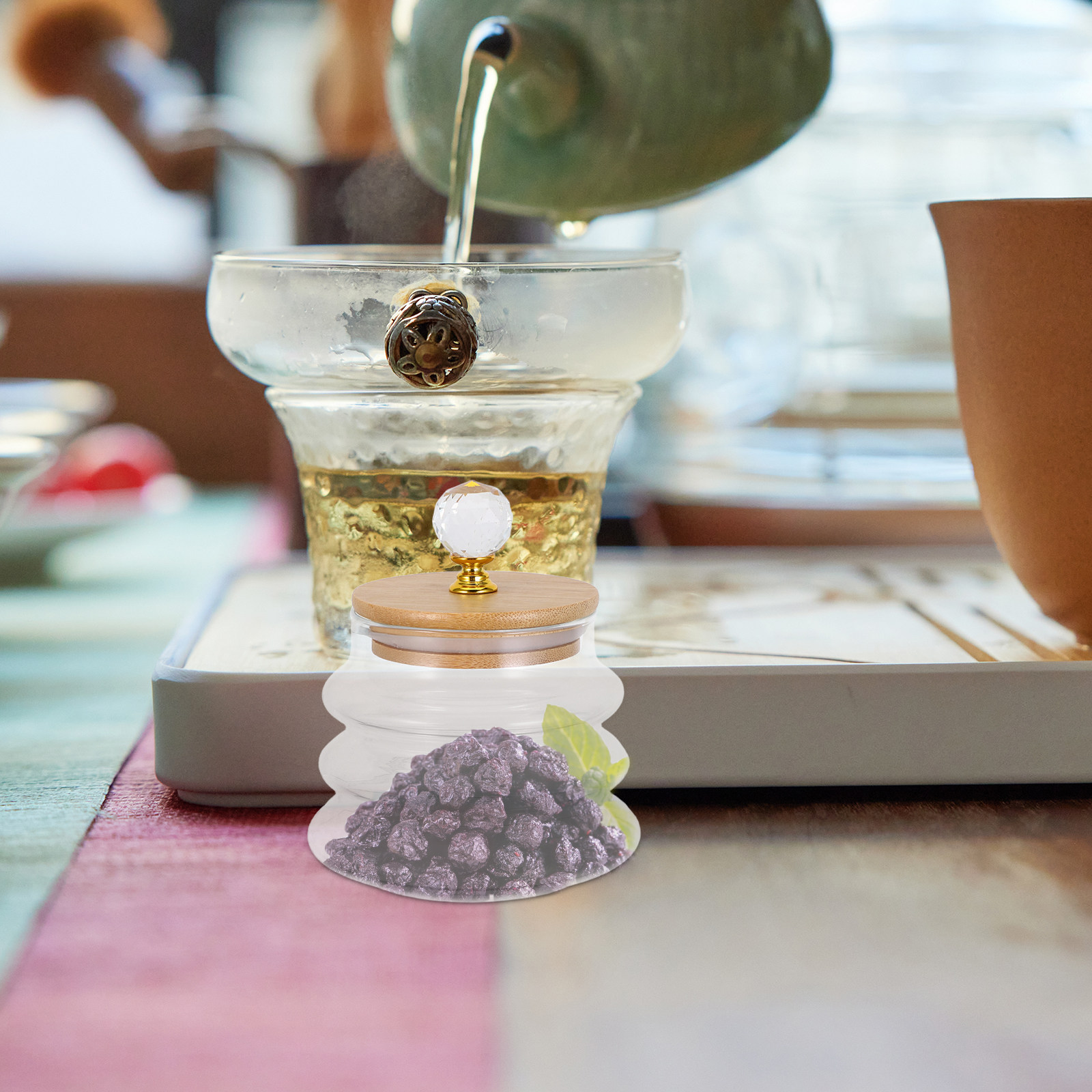 Coffee Bean And Tea Leaf - Barattolo in Vetro Trasparente con Coperchio