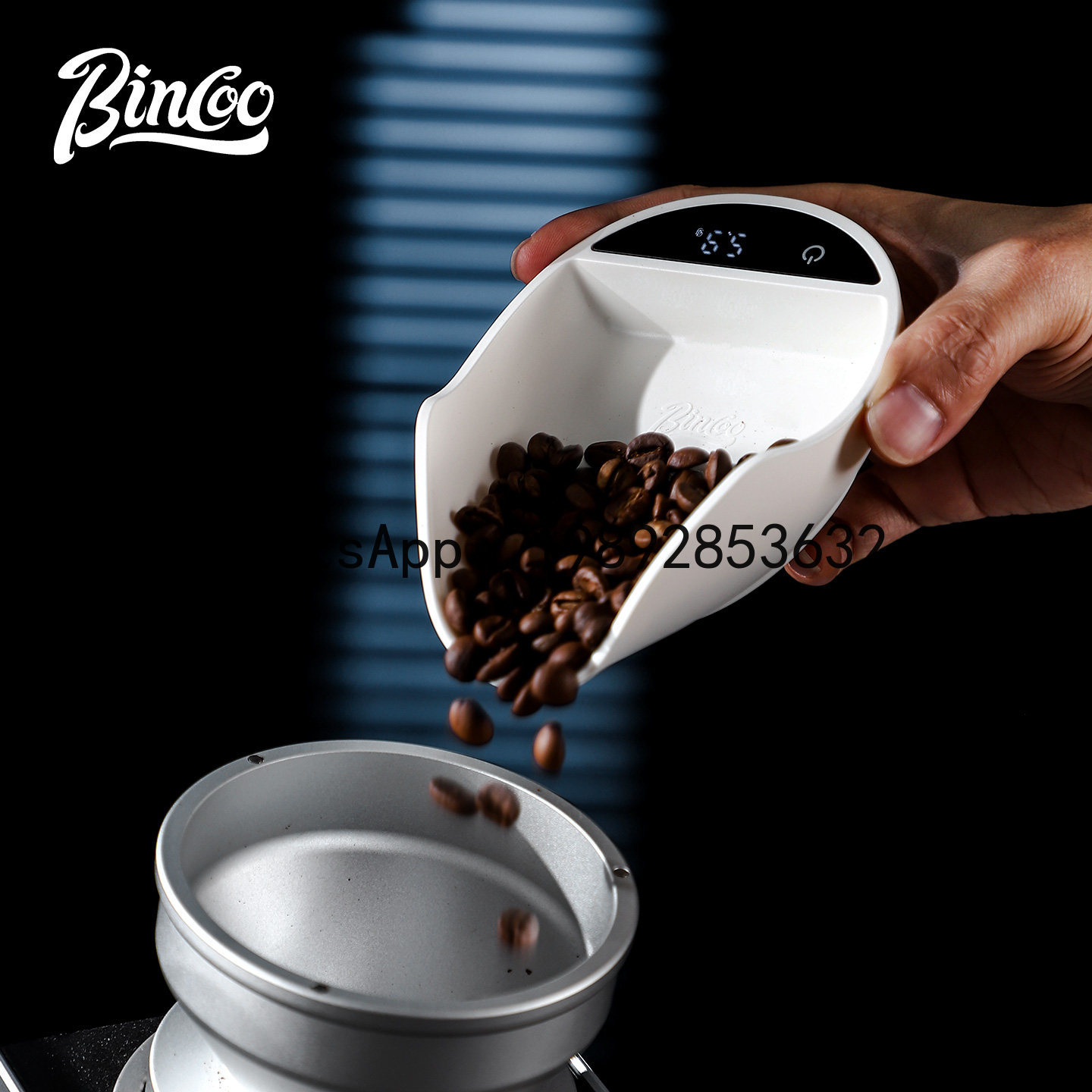 Coffee Tea Display - Bilancia elettronica XL per caffè, con