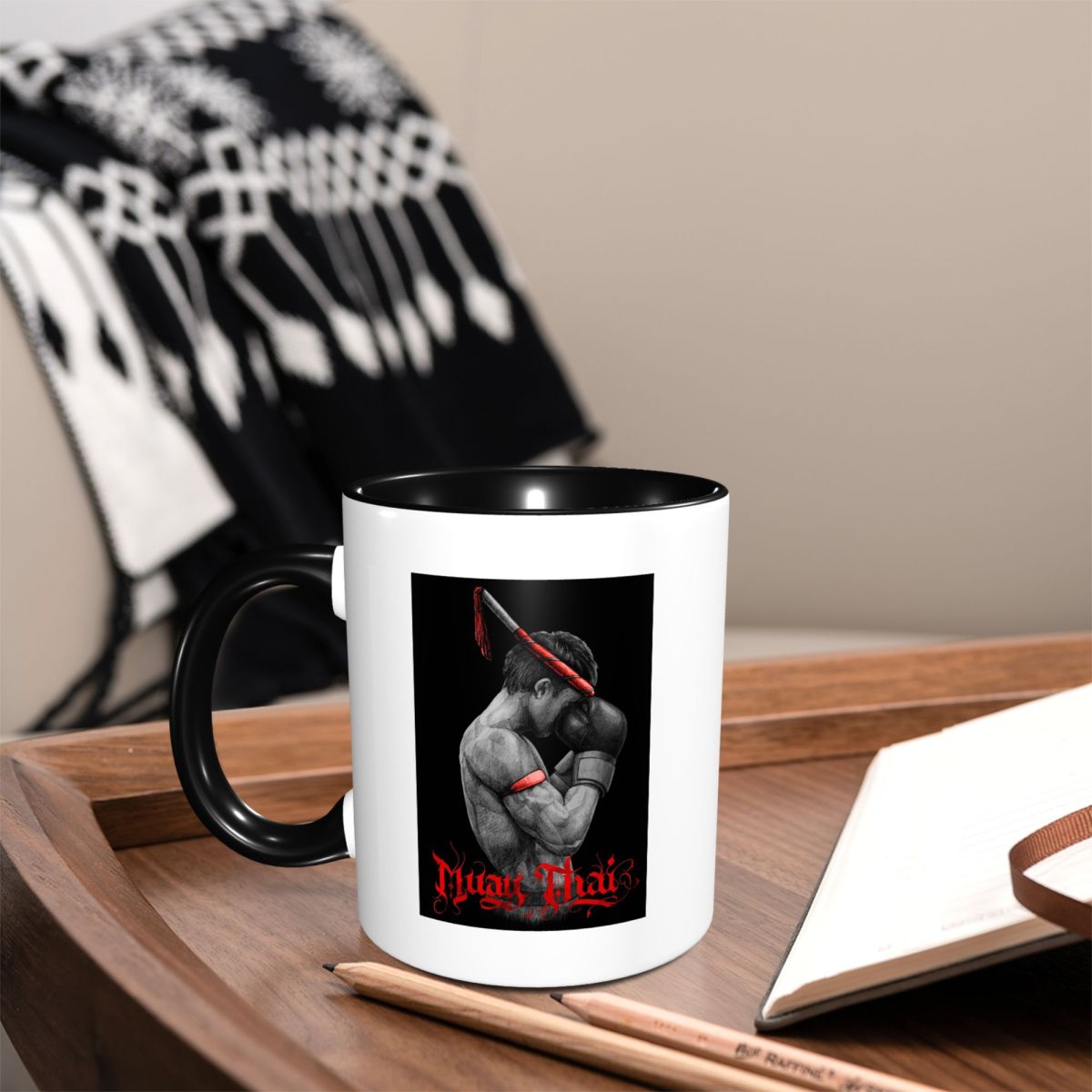 Coffee Tea Thai - Tazza da Boxe Muay Thai Divertente