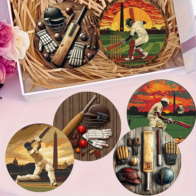 Coffee Tea Etc - Set di 6 Sottobicchieri in Legno