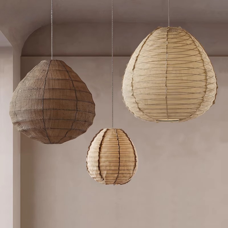 Switching Coffee To Tea - Lampade a sospensione in tessuto metallico