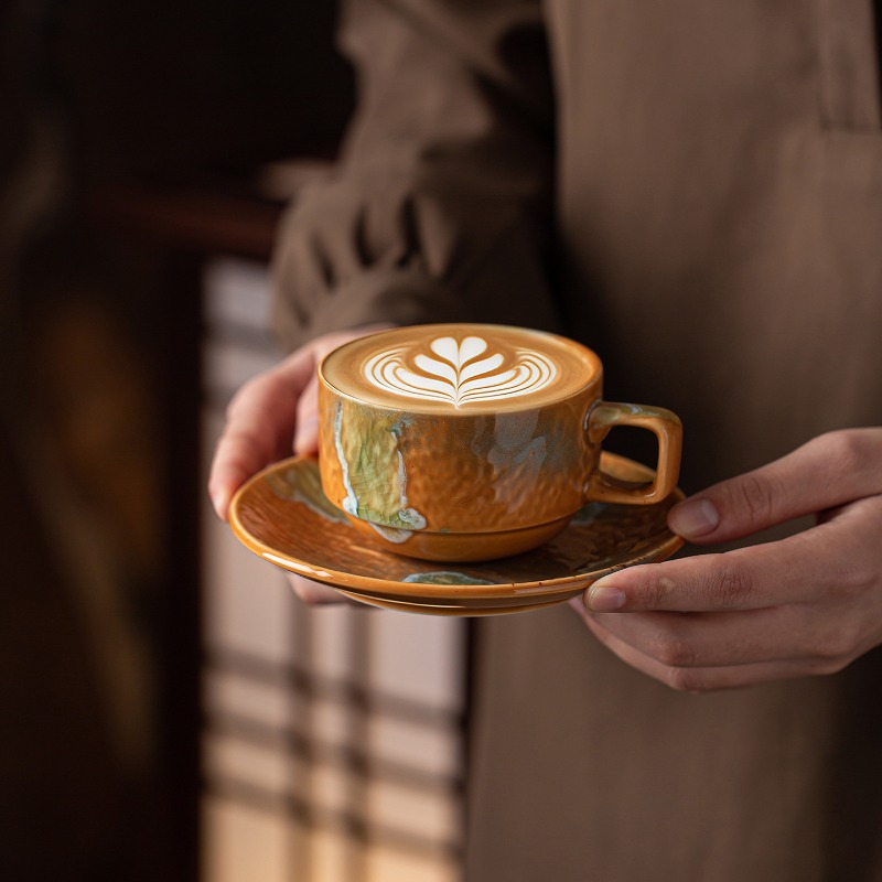 Coffee Tea Latte - Set di Tazza e Piattino in