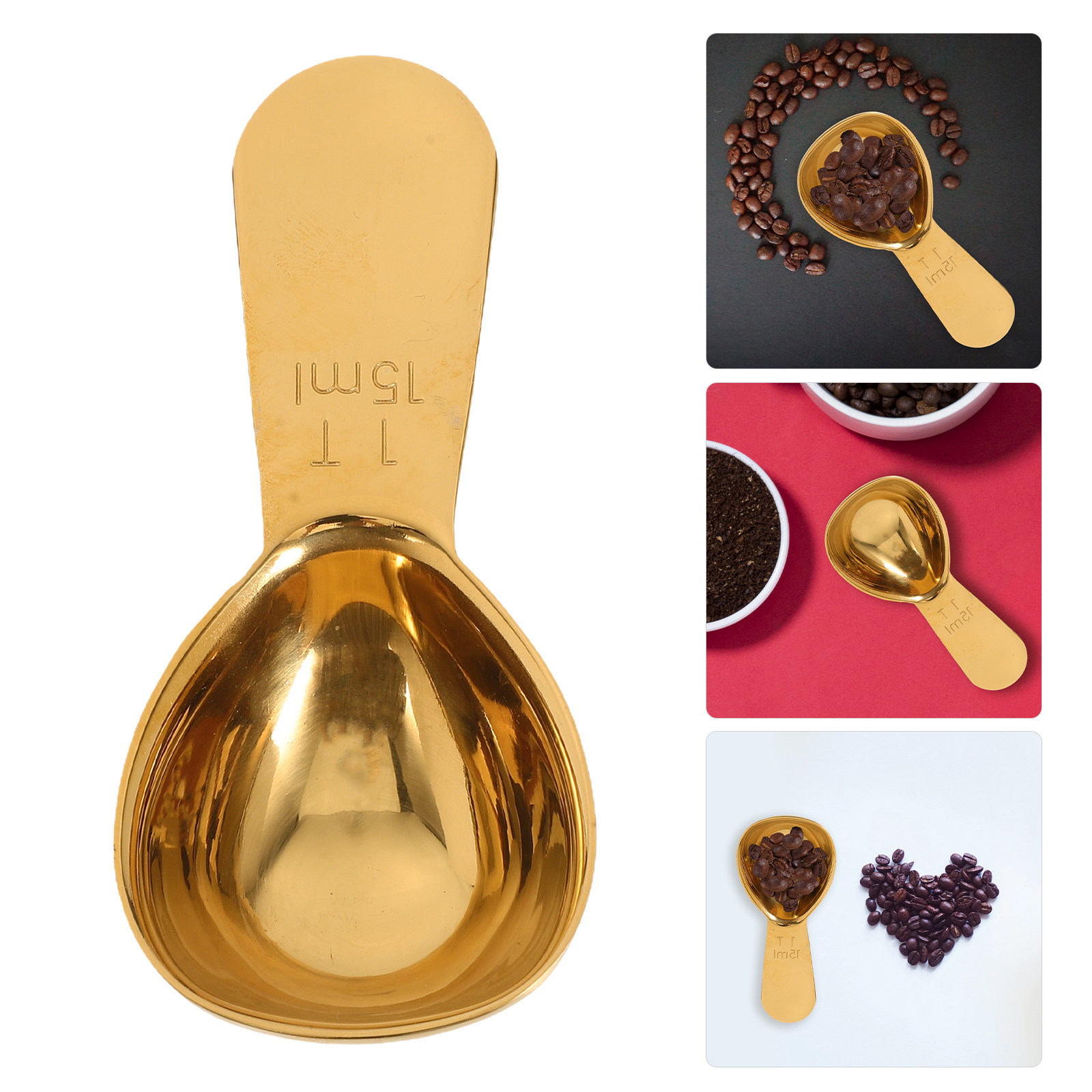 Coffee Bean And Tea Leaf - Cucchiaio dosatore per caffè in acciaio