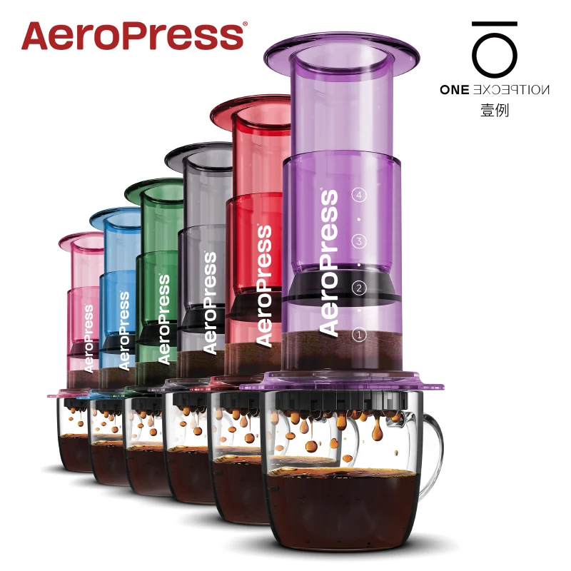 Aeropress Coffee Maker - Aeropress Caffettiera trasparente trasparente per la