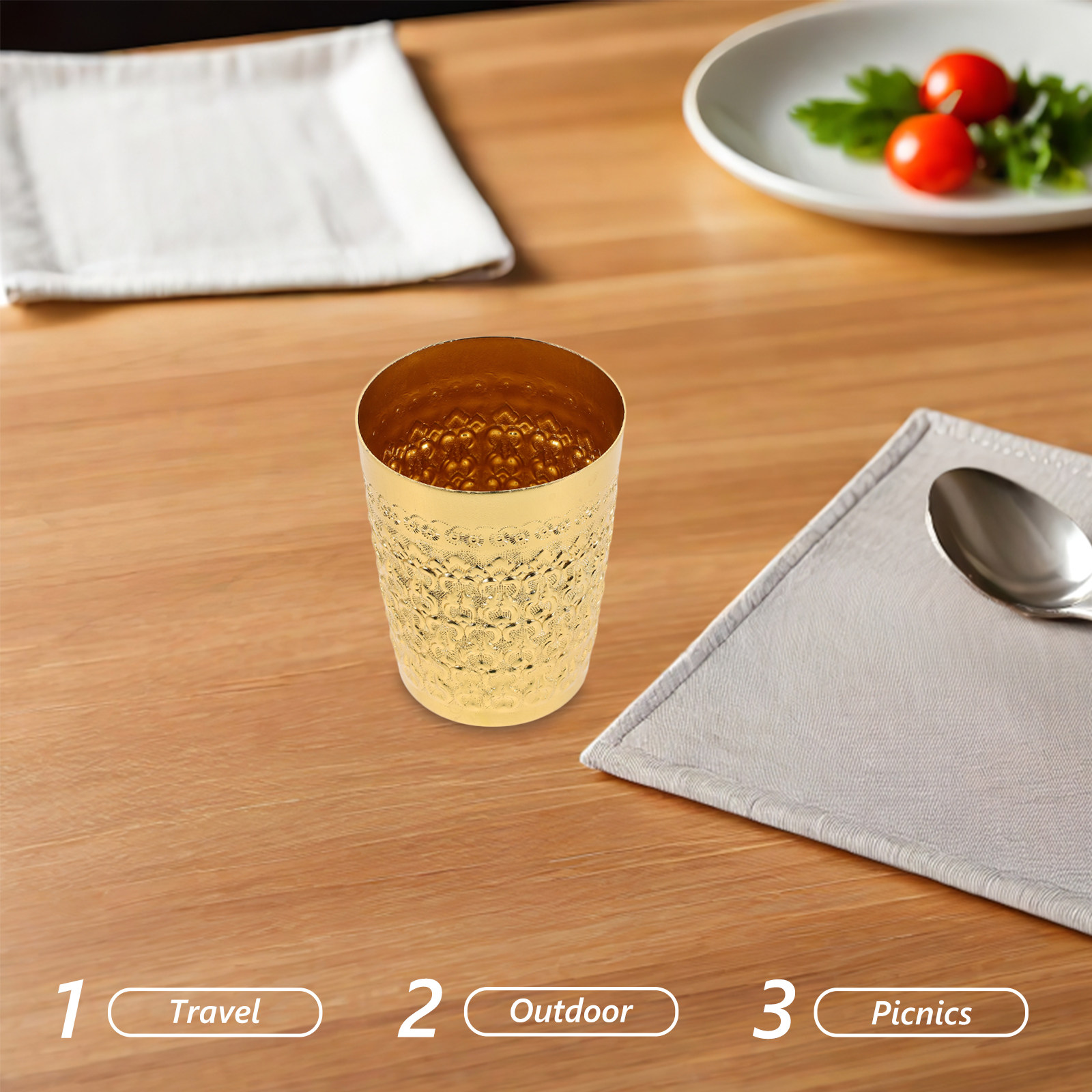 Tazza in Metallo Stile Vintage - Coffee Tea Thai recensione e prezzo