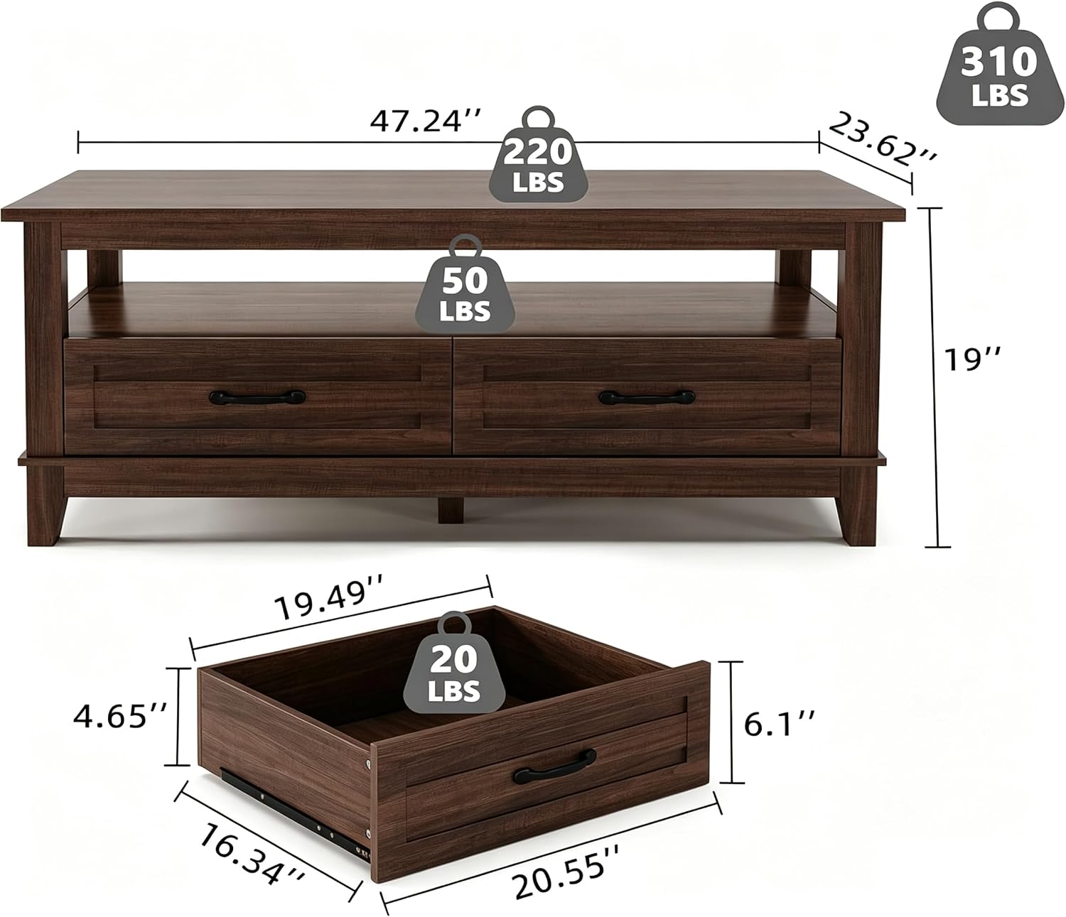 Tavolino da Caffè in Stile Rus - Coffee Tea Display recensione e prezzo