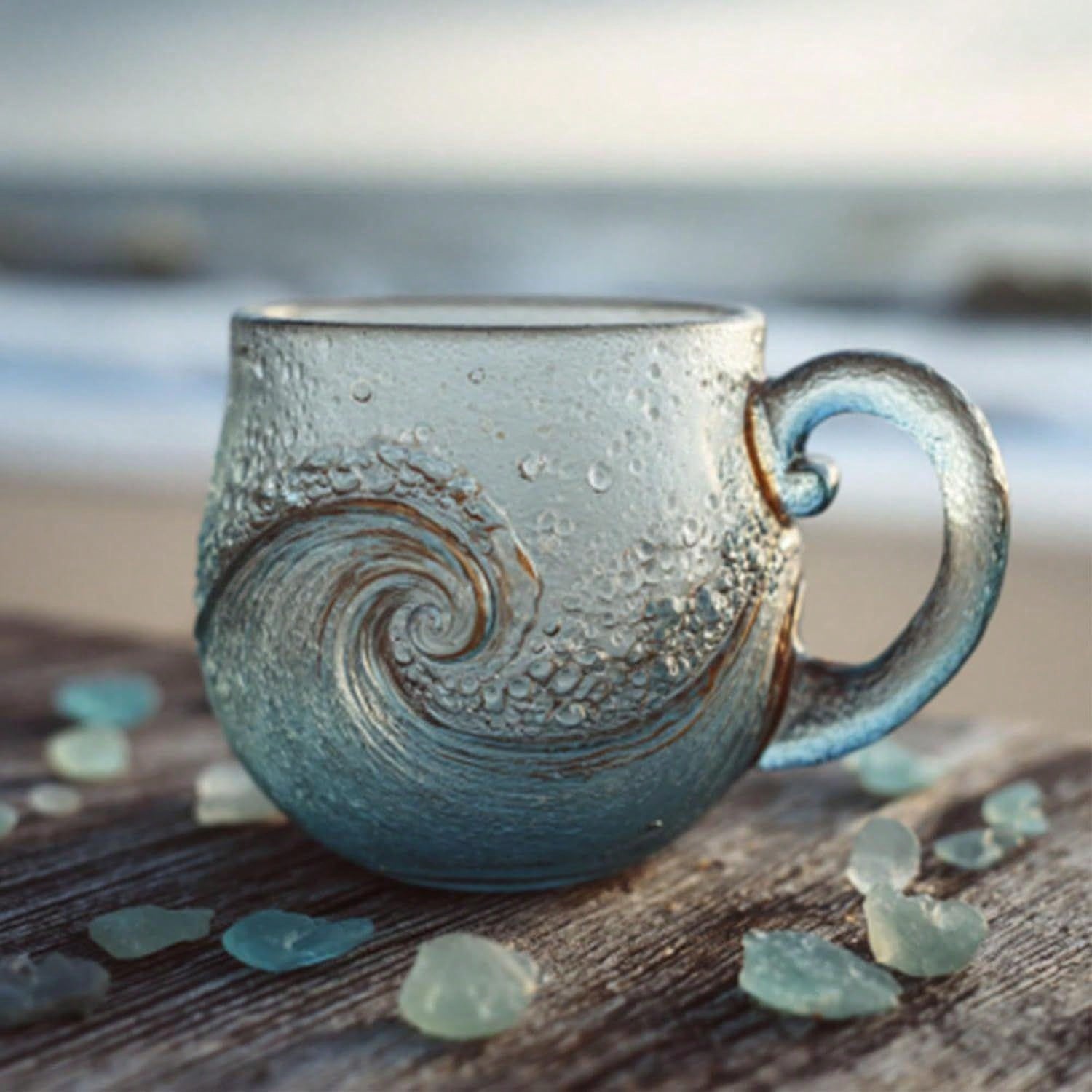 Tazza in Vetro Effetto Mare, A - Coffee Or Tea Please recensione e prezzo