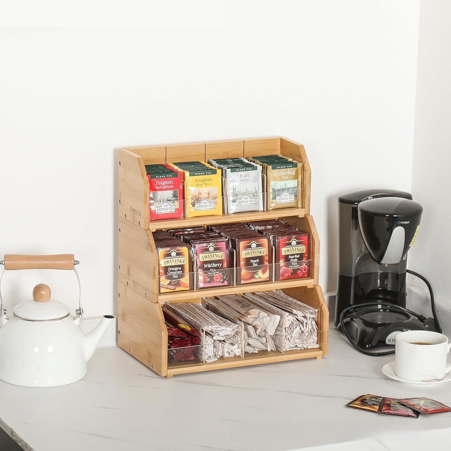 Scatola porta bustine di tè in - Coffee Tea Display recensione e prezzo