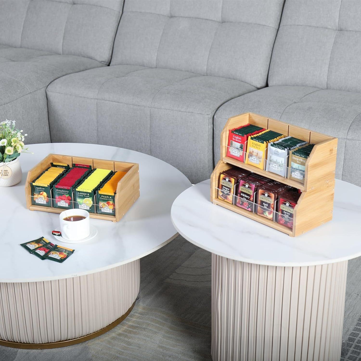 Scatola porta bustine di tè in - Coffee Tea Display recensione e prezzo