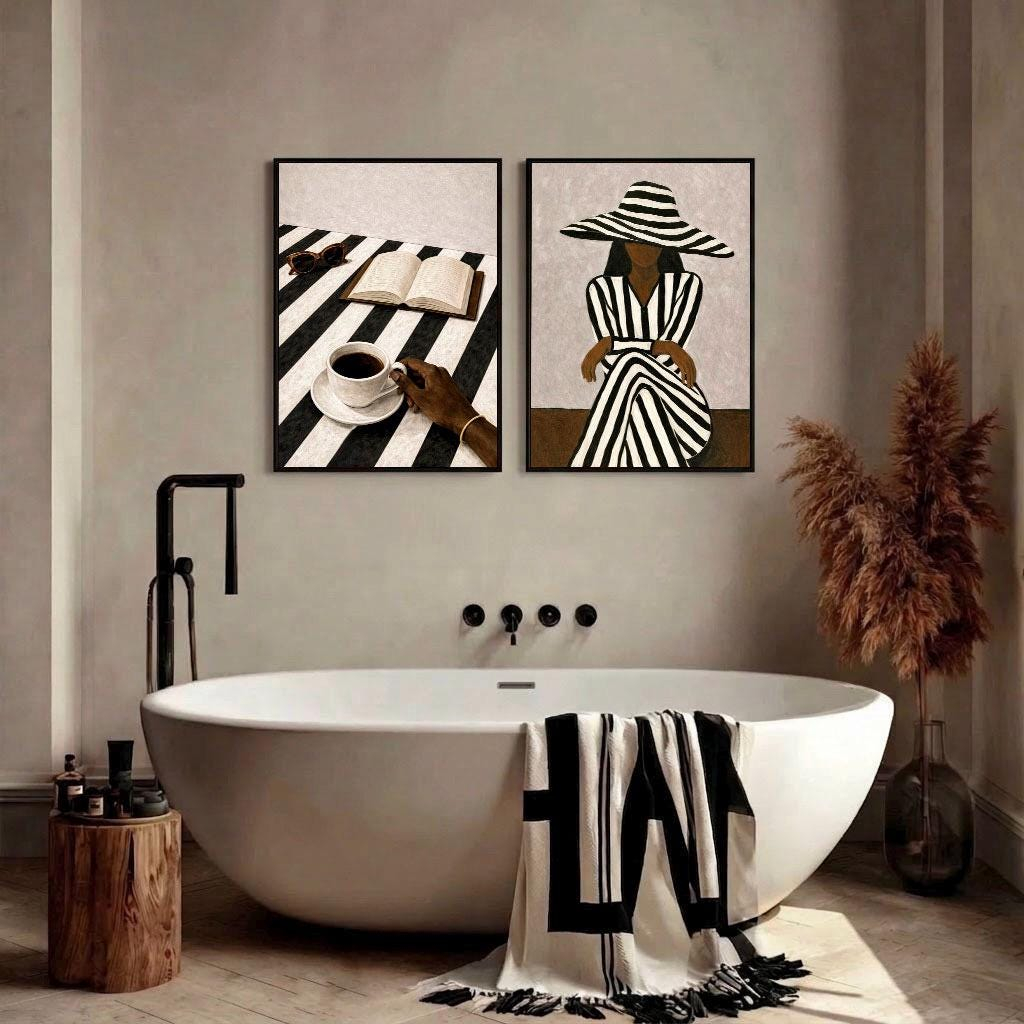 2 poster artistici minimalisti - Coffee And Tea Lyrics recensione e prezzo