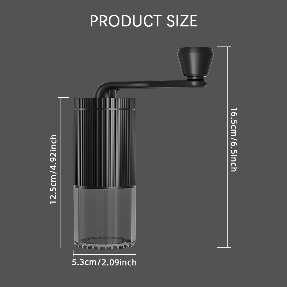 Mini macinacaffè manuale con i - Burr Hand Grinder recensione e prezzo