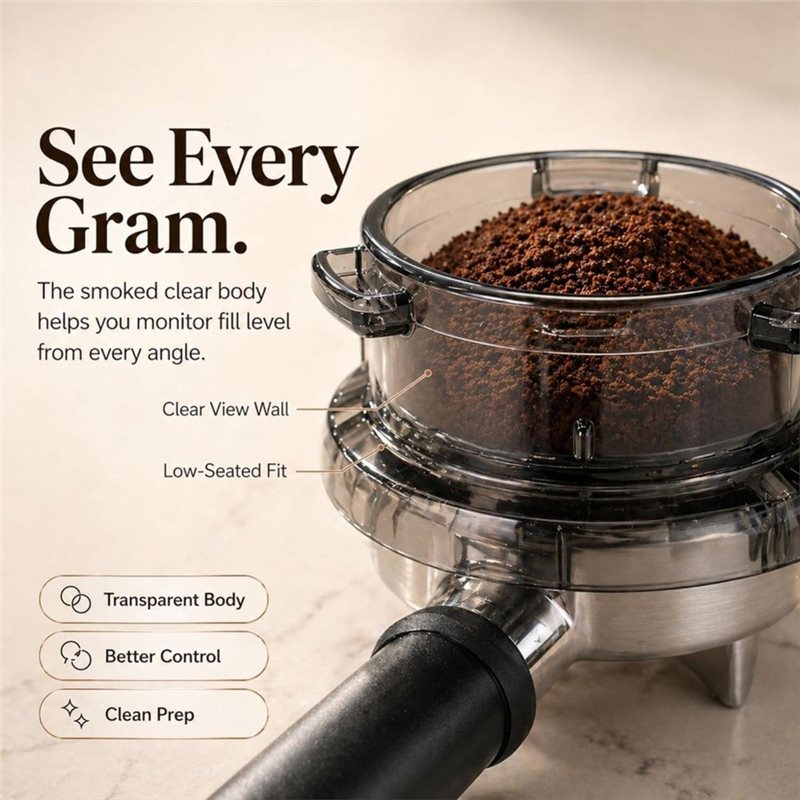 Imbuto dosatore Twist-Lock da  - Breville Espresso Barista Express recensione e prezzo