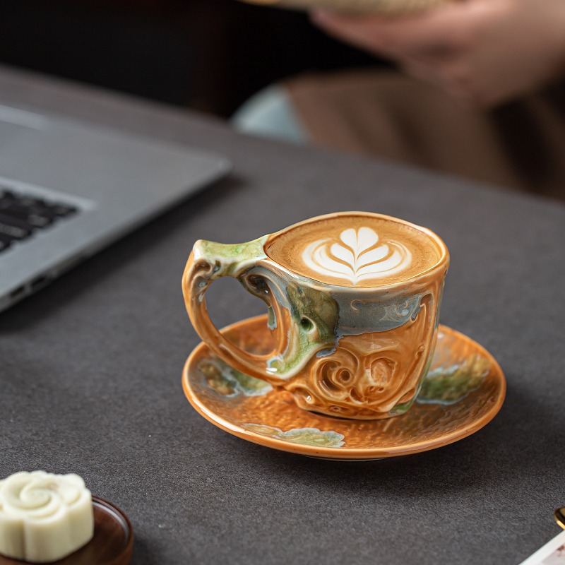Set di Tazza e Piattino in Cer - Coffee Tea Latte recensione e prezzo