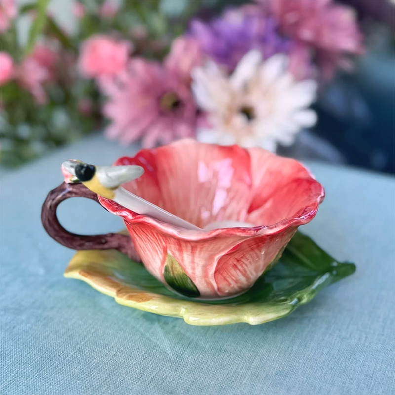 Tazza da caffè con fiori in ce - Coffee Or Tea Please recensione e prezzo